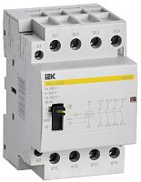 Контактор модульный IEK KARAT КМ25-40МР 3п 4НО 25А 230В с ручкой управления АС  картинка